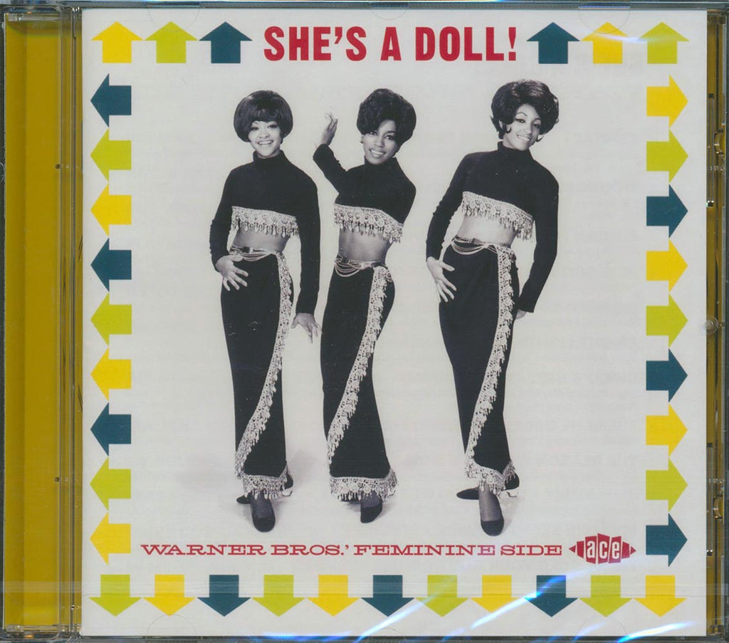 Connie Stevens, The Cookies, The Teen Turbans, Etc. - She's A Doll! Warner Bros.' Feminine Side (24 tracks) (incl. large booklet) (remastered) Music CD