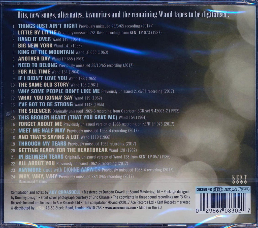 Chuck Jackson - Big New York Soul: Wand Records 1961-1966 (24 tracks) (incl. large booklet) (remastered) Music CD