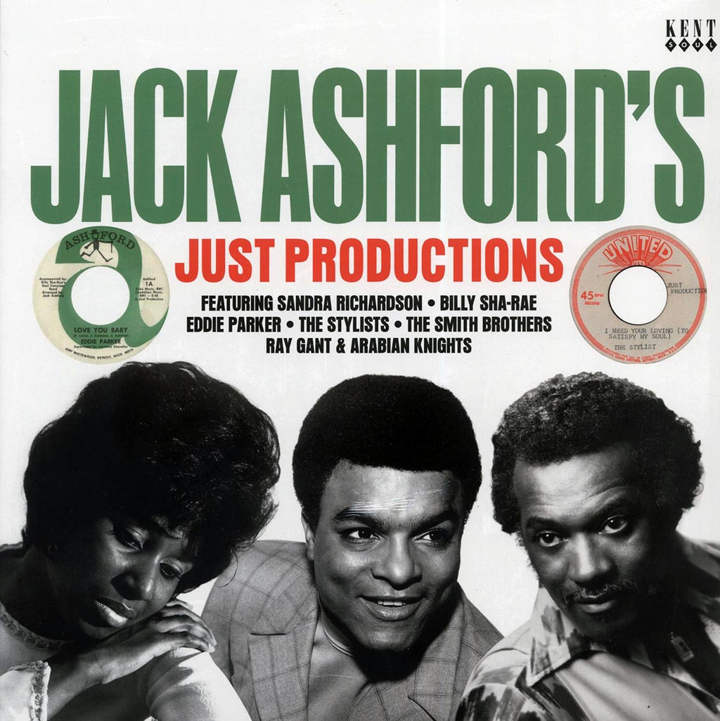 Sandra Richardson, Billy Sha-rae, Eddie Parker, Etc. - Jack Ashdord's Just Productions Vinyl Record