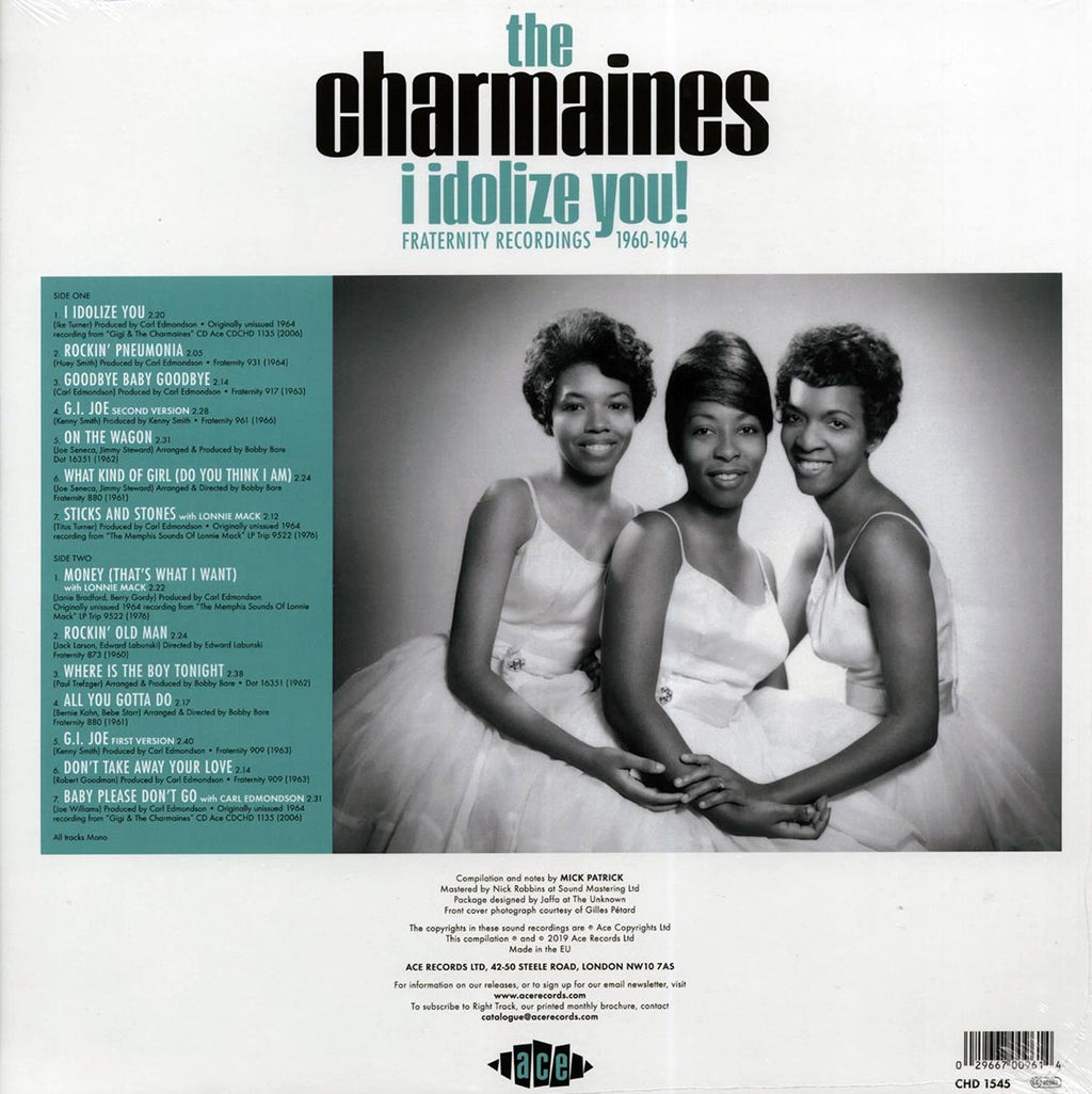 The Charmaines - I Idolize You! Fraternity Recordings 1960-1964 Vinyl Record