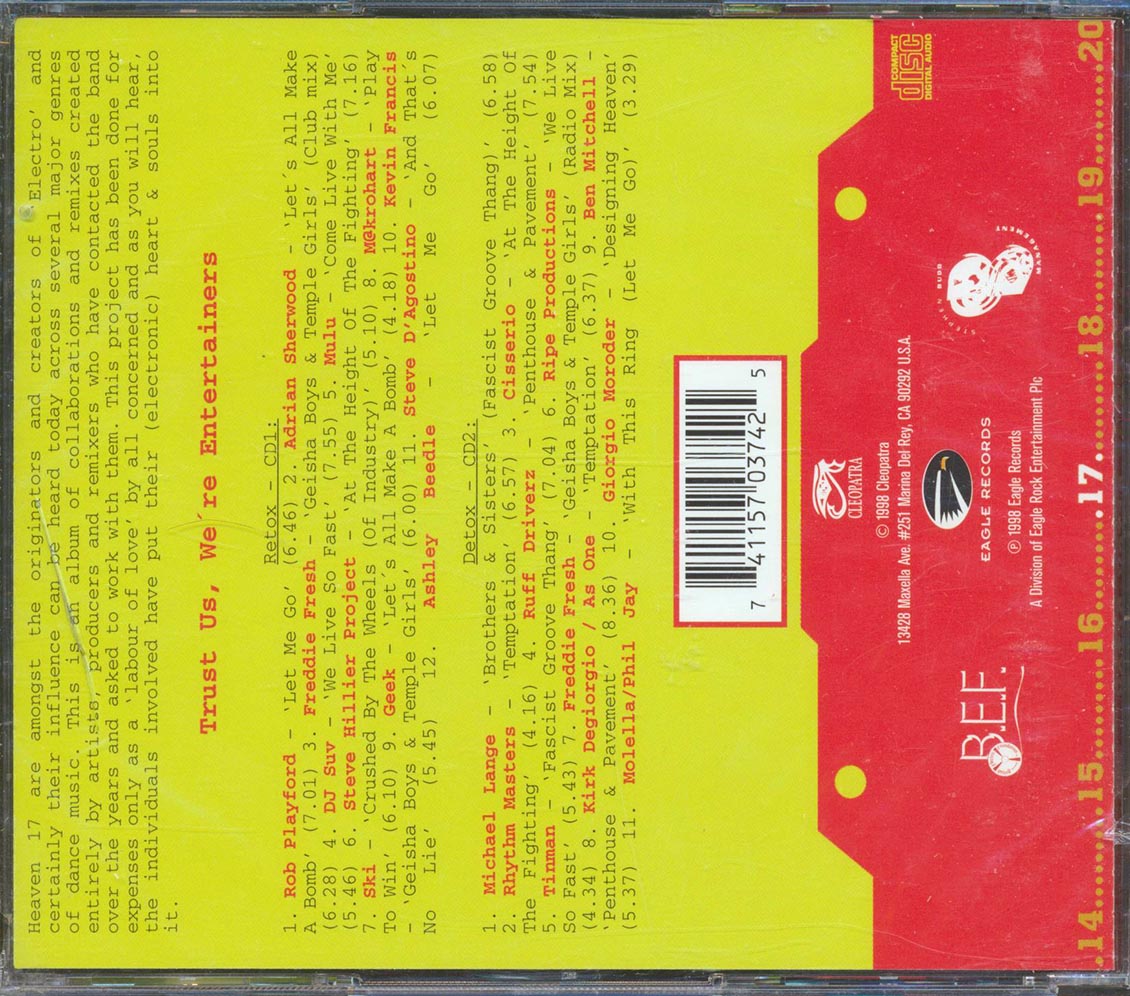 Heaven 17 - Retox / Detox (23 tracks) (2xCD) (incl. large booklet) Music CD