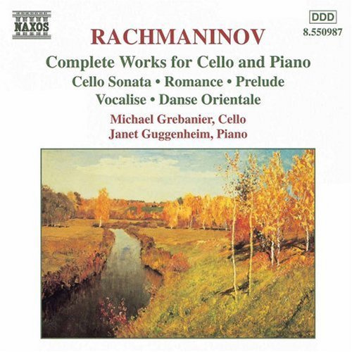 Rachmaninoff / Grebanier / Guggenheim - Sonata In G Minor For Cello & Piano Op 19 - Music CD