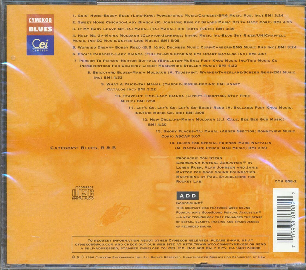 Dr. John, Taj Mahal, Maria Muldaur, JJ Cale, Etc. - Blue Gold Music CD