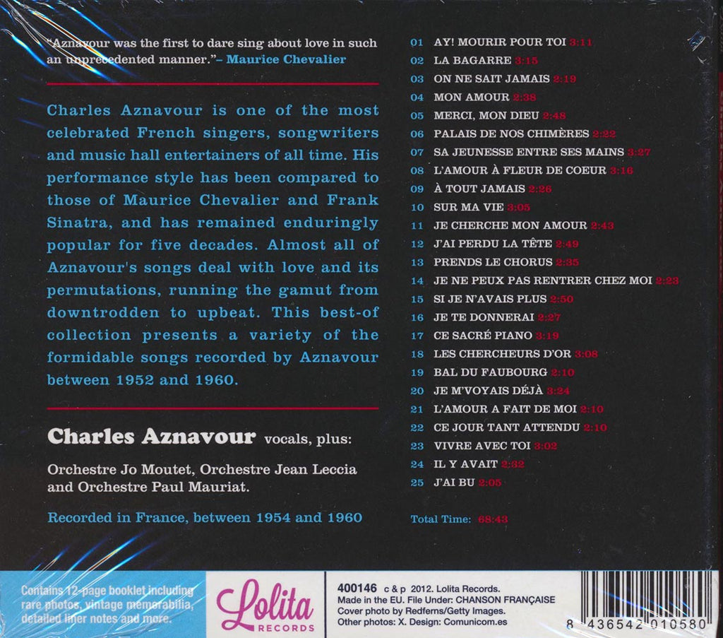 Charles Aznavour - L'Amour A Fleur De Coeur (25 tracks) (incl. 12-page booklet) Music CD