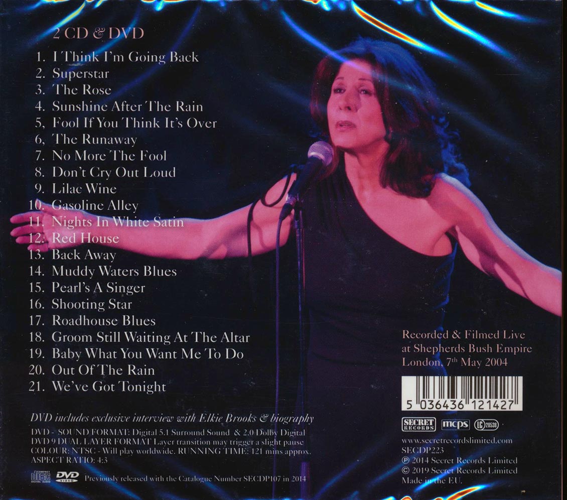 Elkie Brooks - We've Got Tonight: The Collection (21 tracks) (2xCD) (incl. DVD) (deluxe 4-fold digipak) Music CD