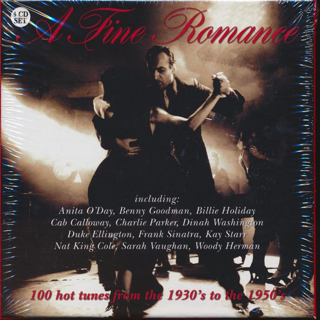 Cab Calloway, Billie Holiday, Benny Goodman, Frank Sinatra, Etc. - A Fine Romance: 100 Hot Tunes From The 1930s To The 1950s (100 tracks) (4xCD) (box set) Music CD