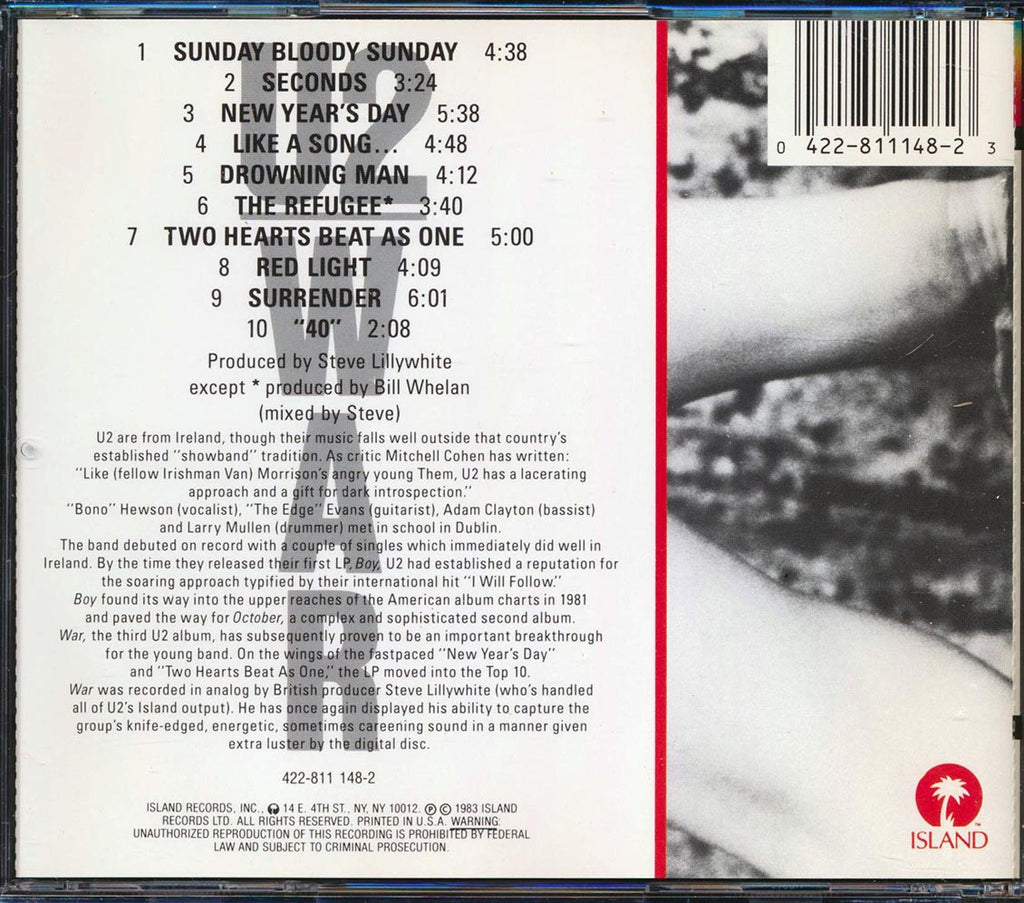 U2 - War (marked/ltd stock) Music CD