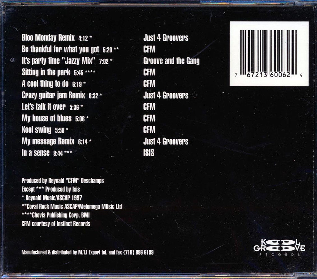 CFM, Just 4 Groovers, Groove & The Gang, Isis - Land Of Soul Jazz Music CD