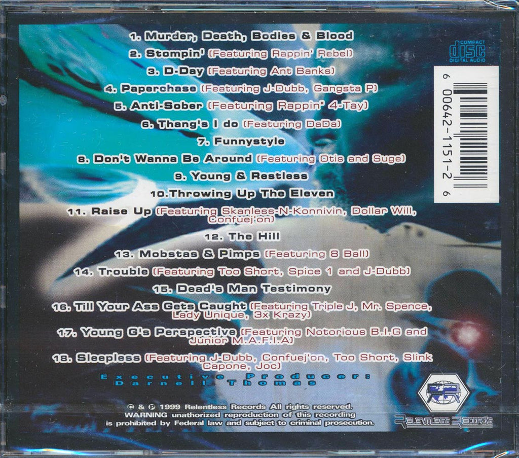 The Notorious BIG, Too Short, 8-Ball, J-Dubb, Etc. - Anti-Sober Music CD