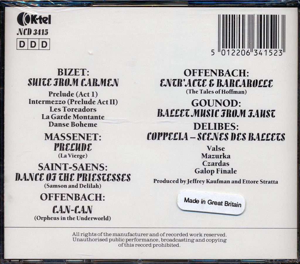 Bizet, Massenet, Saint-Saens, Offenbach, Etc. - Festival Francais Music CD