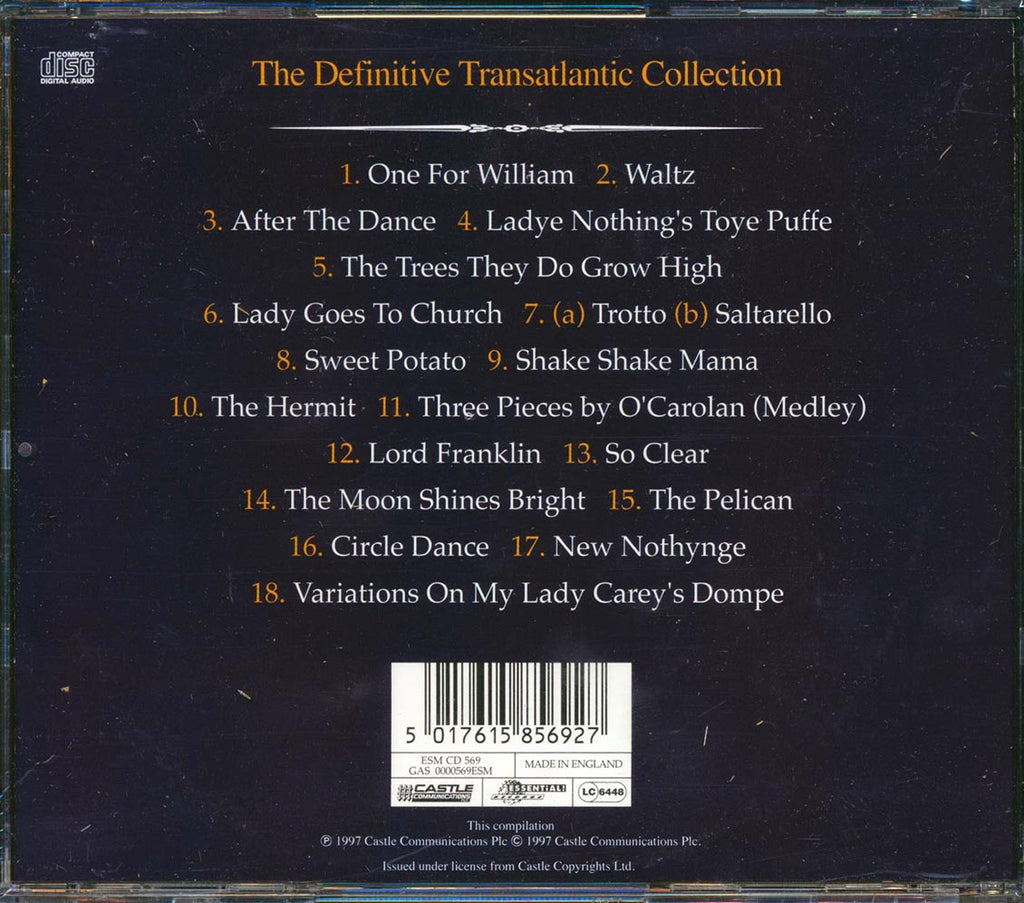 John Renbourn - The Definitive Transatlantic Collection Music CD