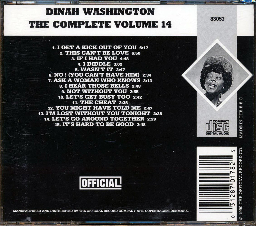Dinah Washington - The Complete Dinah Washington Volume 14: 1955 Music CD