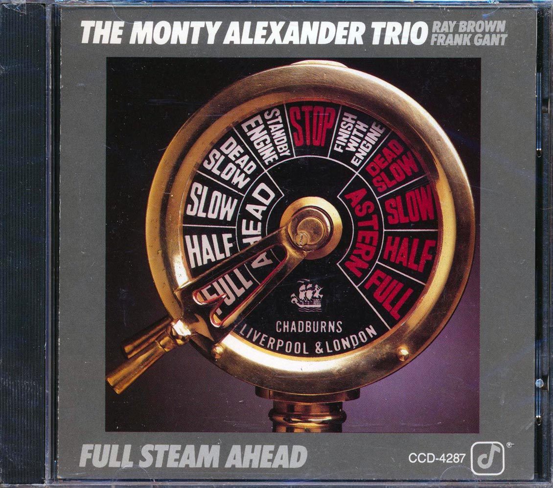 Monty Alexander Trio - Full Steam Ahead Music CD