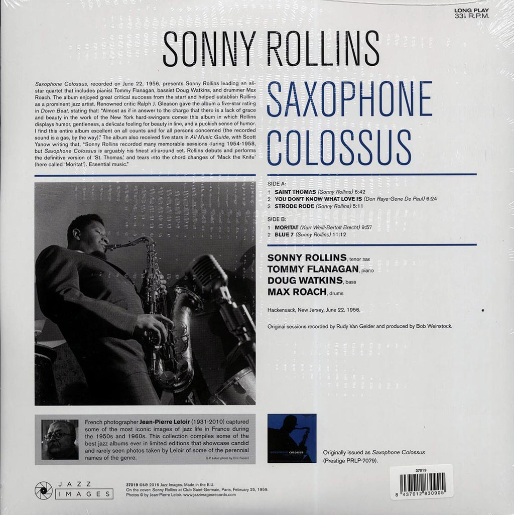 Sonny Rollins - Saxophone Colossus (ltd. ed.) (180g) (High-Def VV) Vinyl Record