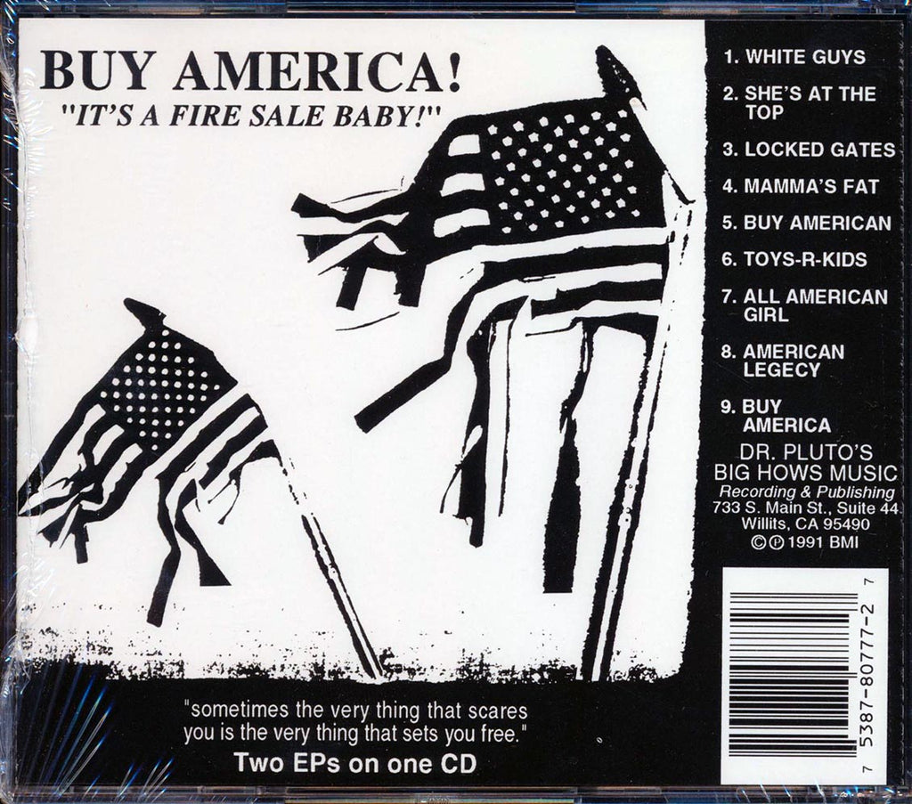 Madasnasa & The Jakats Of Jive - White Guys + Buy America Music CD