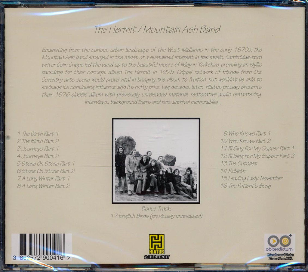 Mountain Ash Band - The Hermit (incl. large booklet) (remastered) Music CD