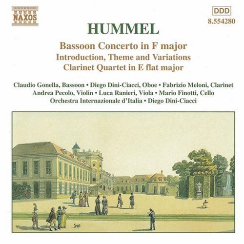 Hummel / Gonella / Meloni / Pecolo / Dini-ciacci - Bassoon Concerto In F Major - Music CD