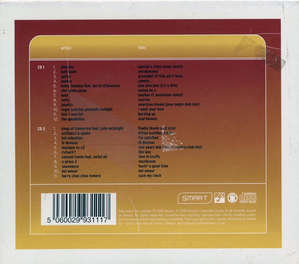 Daft Punk, Placebo, Spiller, Etc. - Burning Up: The Ultimate Guide To Miami's Most Wanted (23 tracks) (2xCD) Music CD