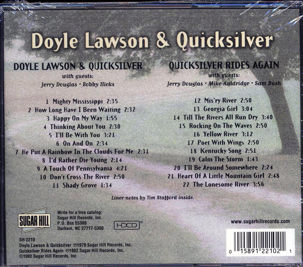 Doyle Lawson, Quicksilver - The Original Band (2 albums on 1 CD) (22 tracks) Music CD