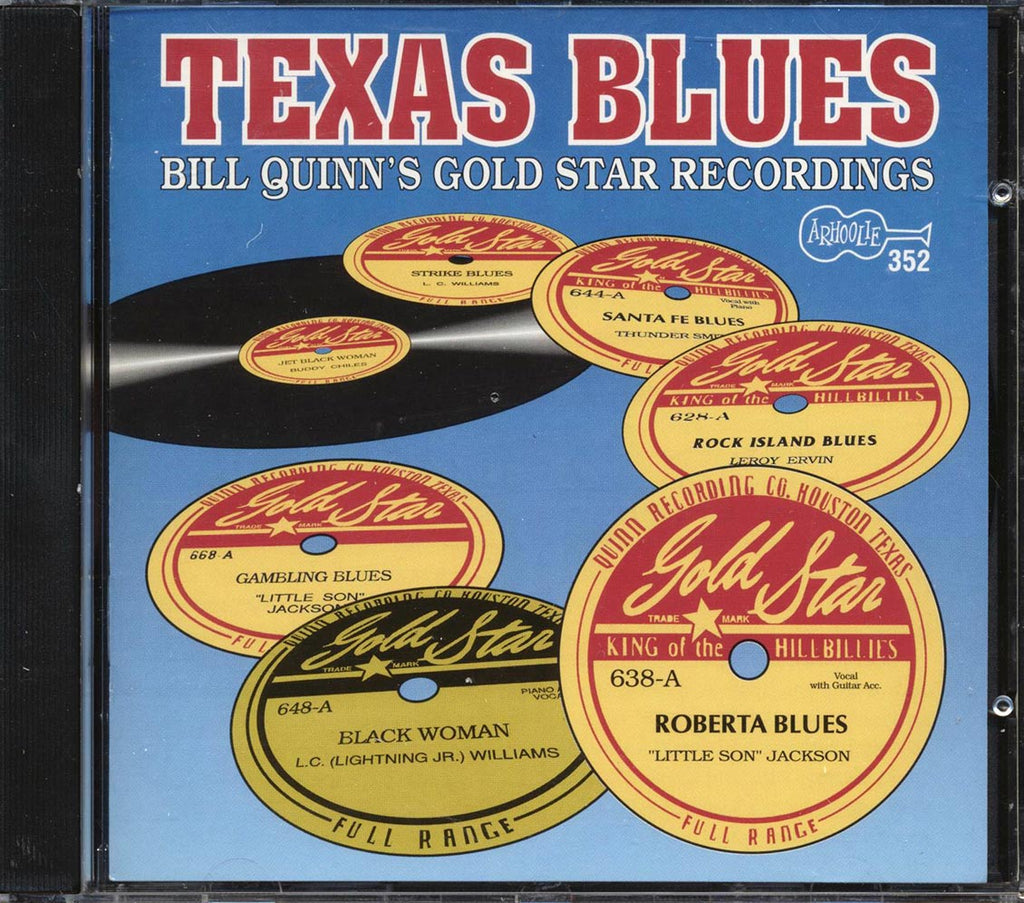 Lil' Son Jackson, LC Williams, Thunder Smith, Etc. - Texas Blues: Bill Quinn's Gold Star Recordings (23 tracks) Music CD