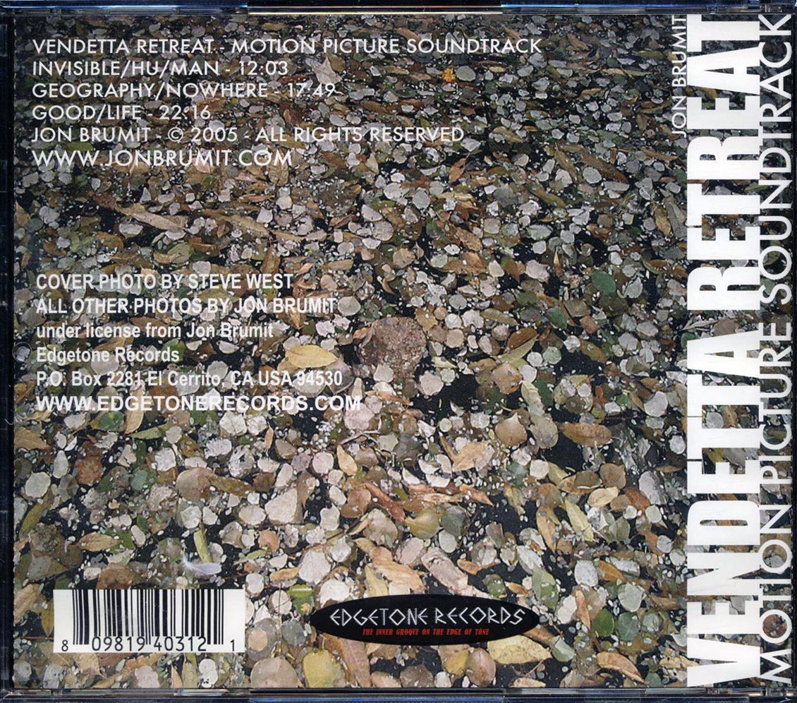 Jon Brumit - Vendetta Retreat Music CD