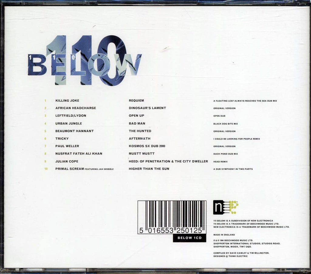 Killing Joke, African Head Charge, Leftfield, Etc. - 110 Below: Journey In Dub Music CD