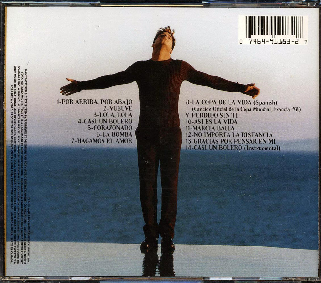 Ricky Martin - Vuelve Music CD