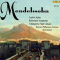 Mendelssohn / Zinman / Rochester Philharmonic - Symphonies 3 Opus 56 - Music CD