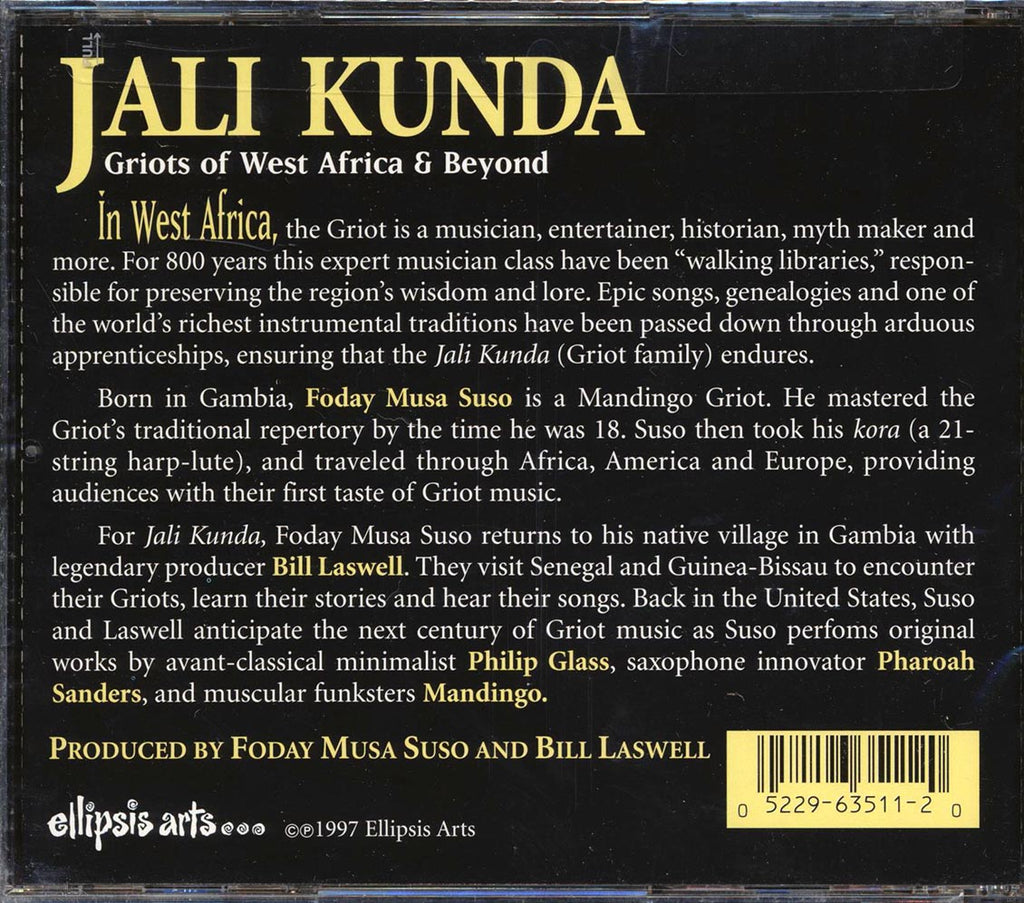 Foday Musa Suso - Jali Kunda: Griots Of West Africa And Beyond Music CD