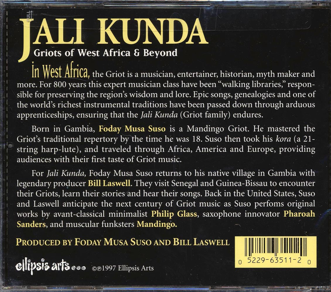 Foday Musa Suso - Jali Kunda: Griots Of West Africa And Beyond Music CD