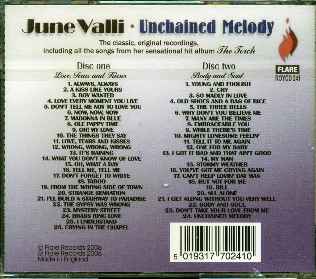 June Valli - Unchained Melody (50 tracks) (2xCD) Music CD