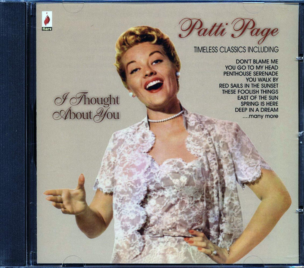 Patti Page - I Thought About You (25 tracks) Music CD