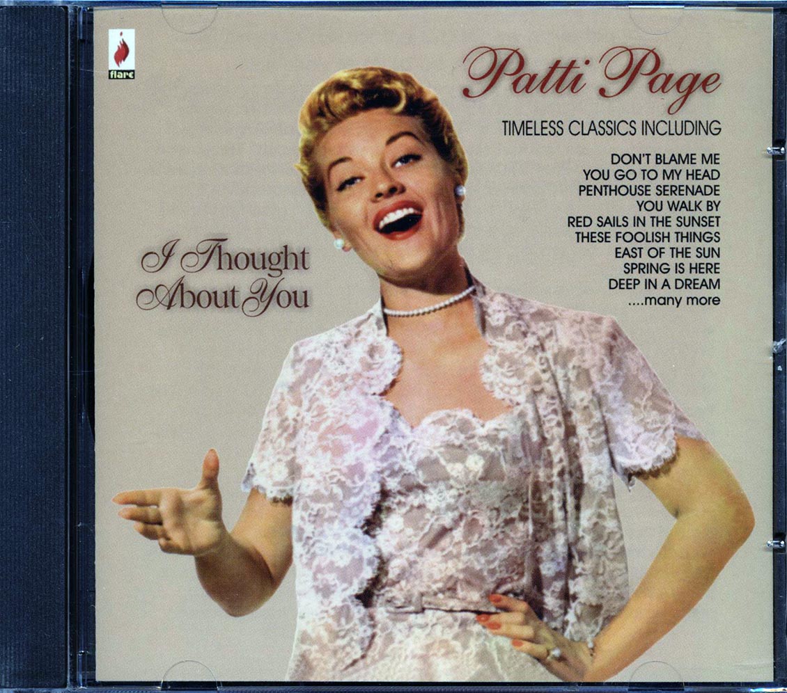 Patti Page - I Thought About You (25 tracks) Music CD