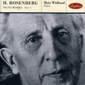Rosenberg,hilding - Piano Works 1 - Music CD
