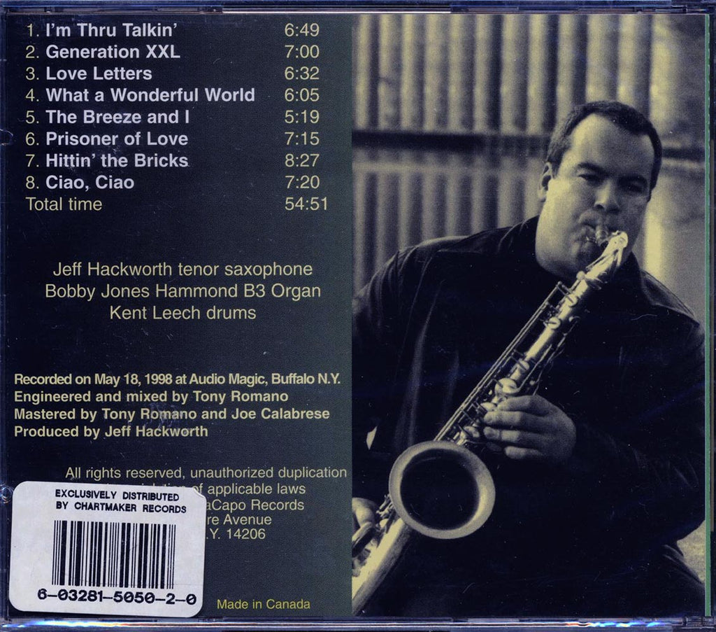 Jeff Hackworth - What A Wonderful World Music CD