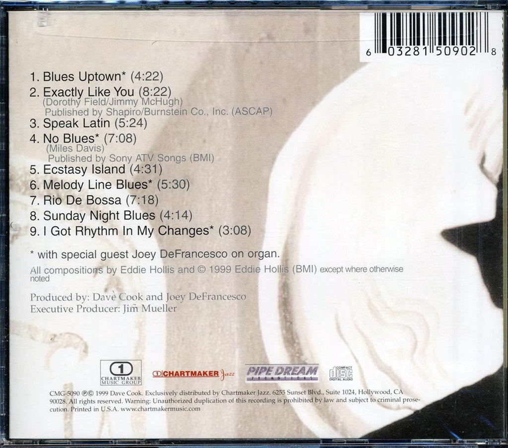 Dave Cook & Intensity - Groovin' In The Desert Music CD