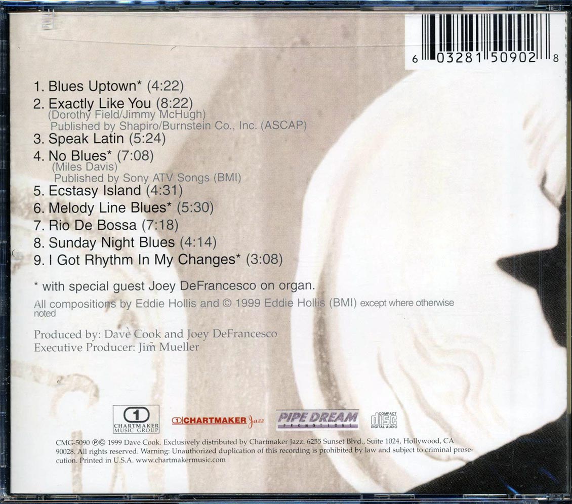 Dave Cook & Intensity - Groovin' In The Desert Music CD