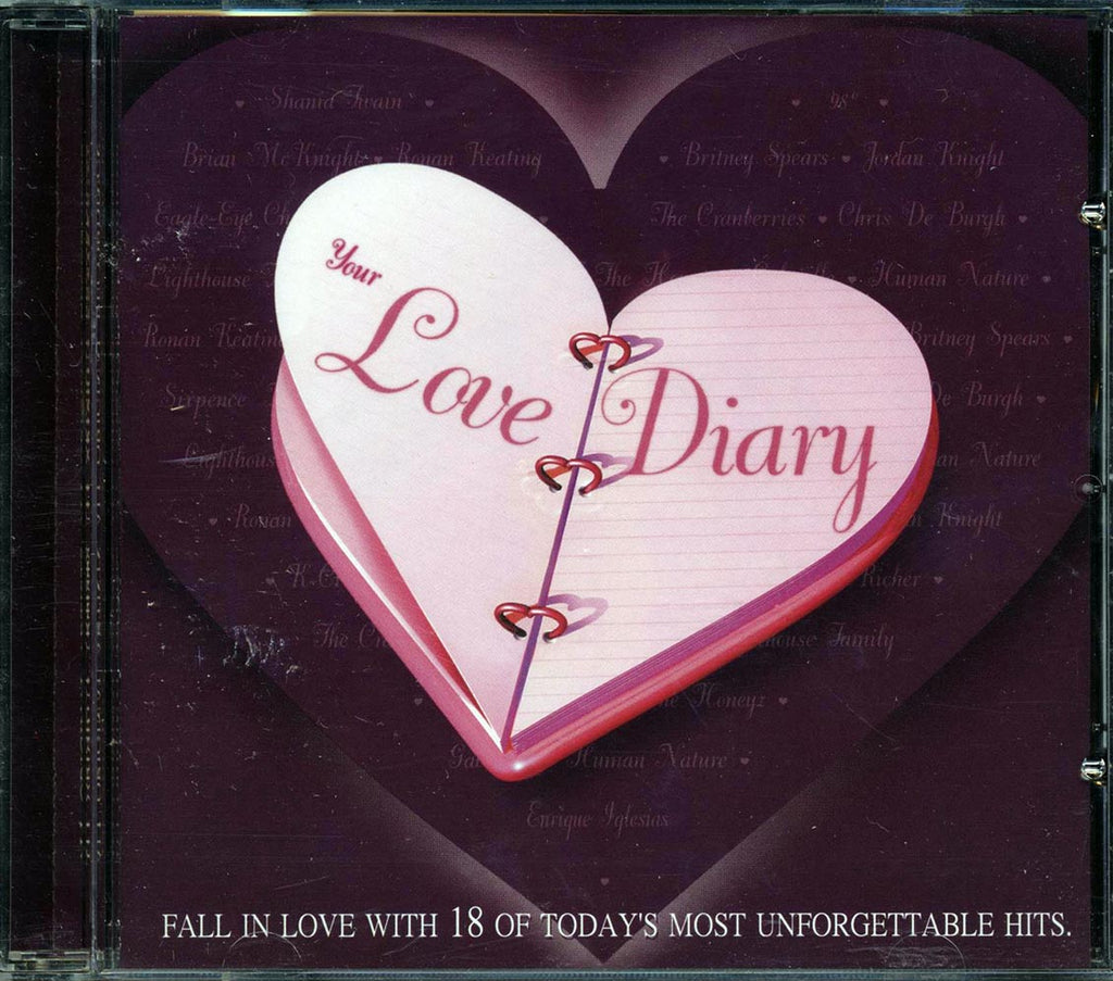 Shania Twain, Britney Spears, Lighthouse Family, Etc. - Love Diary: Fall In Love With 18 Of Today's Most Unforgettable Hits Music CD