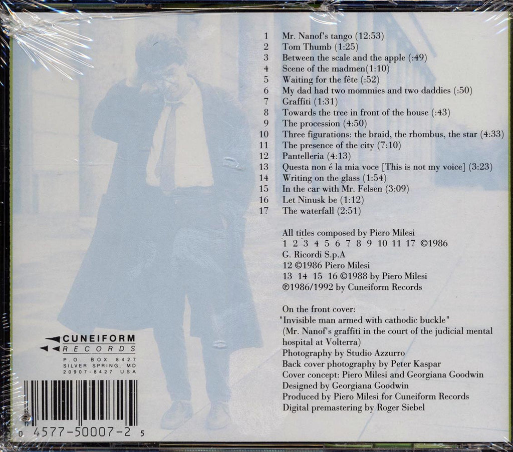 Piero Milesi - The Nuclear Observatory Of Mr. Nanof (marked/ltd stock) Music CD