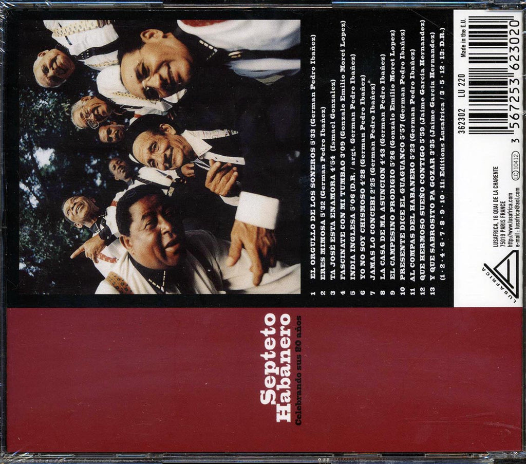 Septeto Habanero - Celebrando Sus 80 Anos Music CD