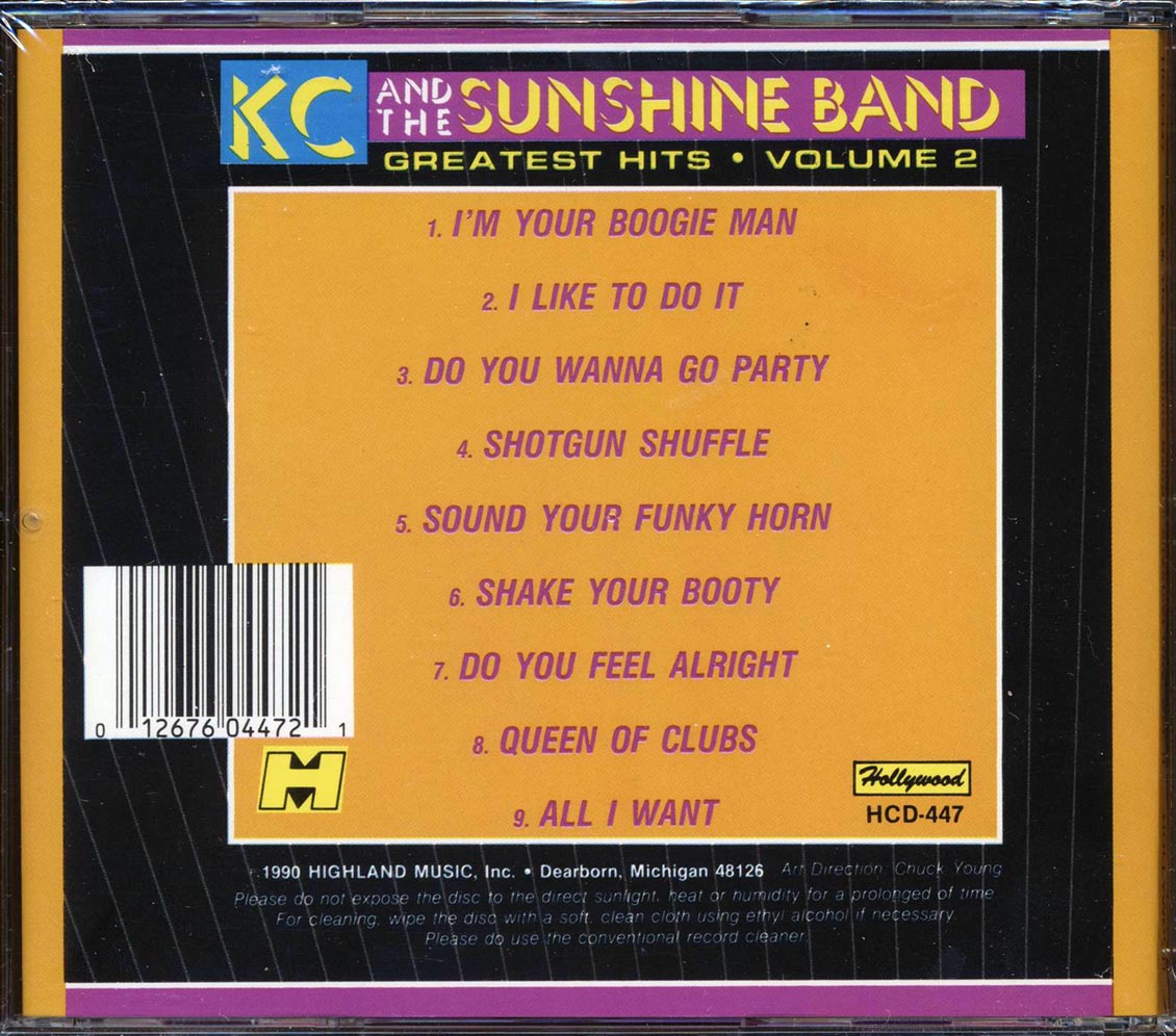 KC & The Sunshine Band - Greatest Hits Volume 2 Music CD