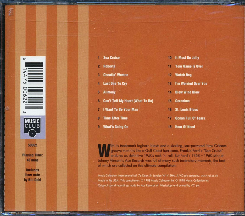 Frankie Ford - Sea Cruise: The Very Best Of Frankie Ford Music CD