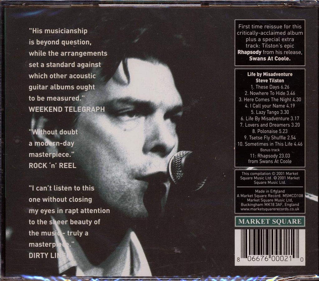 Steve Tilston - Life By Misadventure Music CD