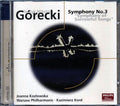 Gorecki - Symphony No. 3 Music CD