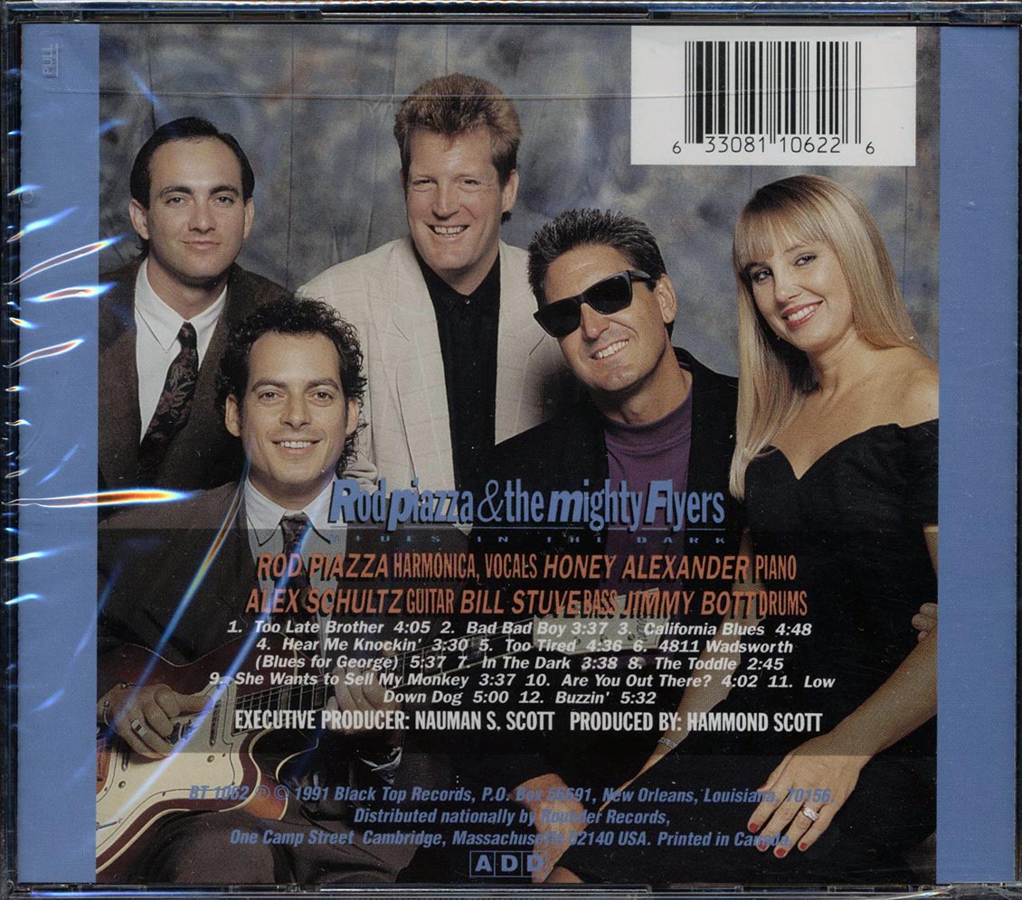 Rod Piazza & The Mighty Flyers - Blues In The Dark Music CD