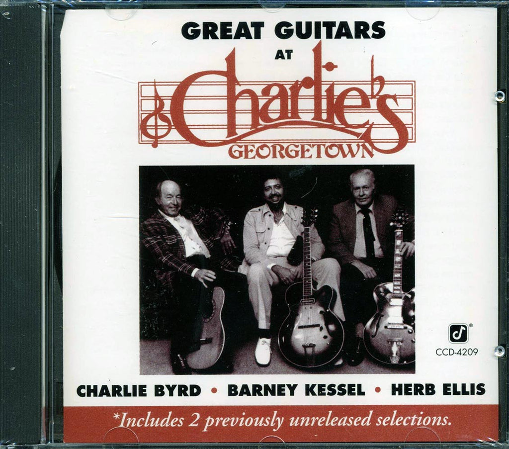 Charlie Byrd, Barney Kessel, Herb Ellis - Great Guitars At Charlie's Georgetown Music CD