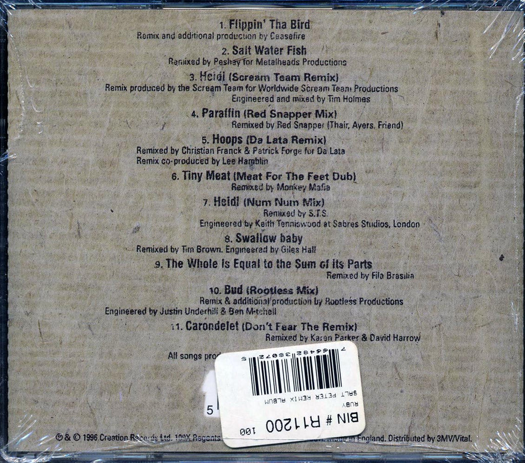 Ruby - Salt Peter Remixed: Revenge, The Sweetest Fruit Music CD