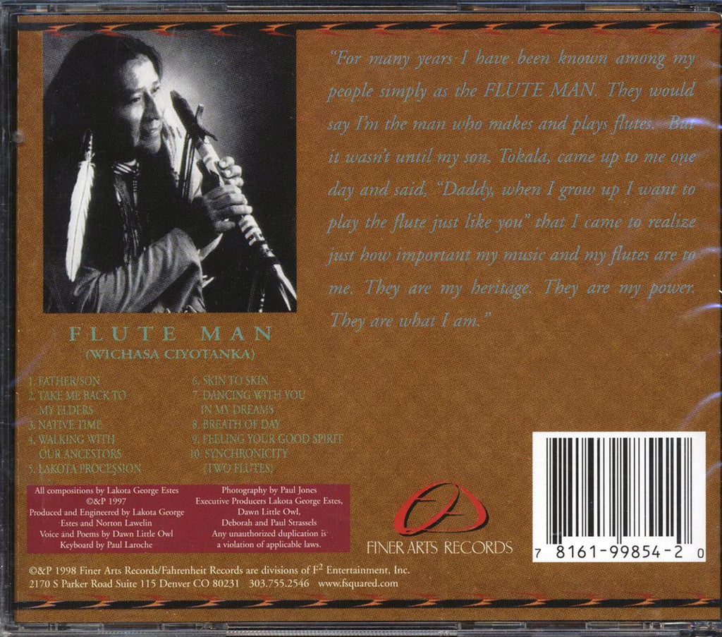 Lakota George - Flute Man: Wichasha Ciyotanka Music CD