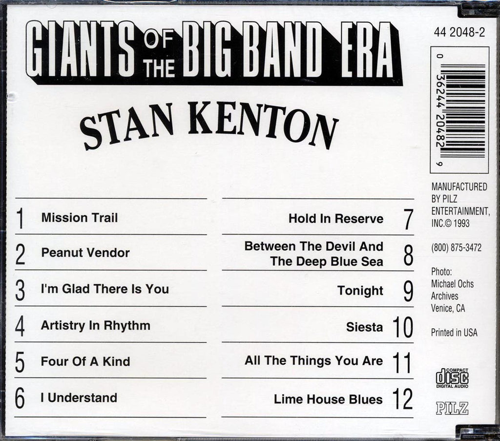 Stan Kenton - Giants Of The Big Band Era Music CD