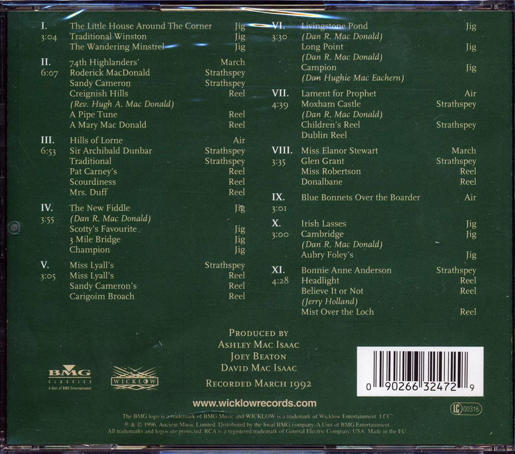 Ashley MacIsaac, Joey Beaton, David MacIsaac - Close To The Floor: The 1992 Debut Traditional Recording Music CD